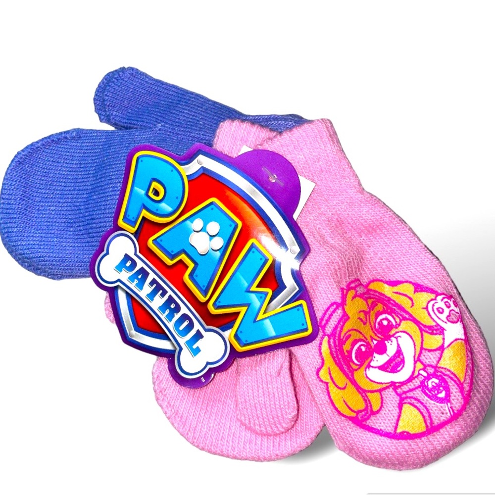 20 Paw Patrol Gloves Kids Winter Gear Snow Hand Warmers Poppy 2 Pack pink